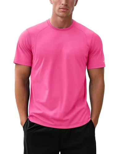 Zengjo Athletic T Shirts for Men,Quick Dry Gym Workout Running Sport Moisture Wicking Short-Sleeve Crewneck Tee2