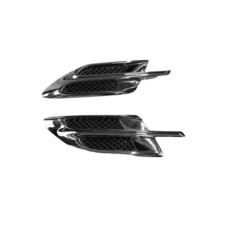 LPWMCFKP Chrome Side Fenders Air Vent Grille Trim Compatible for