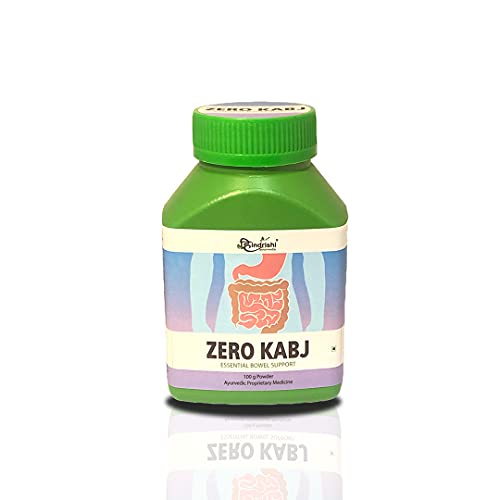 Hindrishi Ayurveda Zero Kabj for relief from Constipation, Indigestion,Gastric Issues and Bowel Regulator, Stool Softener Laxative Pack of 1 Hindrishi Ayurveda Zero Kabj for relief from Constipation, Indigestion,Gastric Issues and Bowel Regulator, Stool Softener Laxative Pack of 1