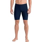 [Guooolex] 競泳水着 メンズ スイムスパッツ スパッツ フィットネス 水着 スイムウェア ラッシュガード インナー付き 5分丈 競泳 スイミングウェア 水泳パンツ ウエスト紐付き 大きいサイズ 1153na-3XL