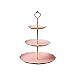 WANGQW Vassoio Torre con Supporto per Torta, 3 Tier Tray Tray Tray Stand Dessert Vassoio del Dessert Server Food Display Rack Fruit Plotter