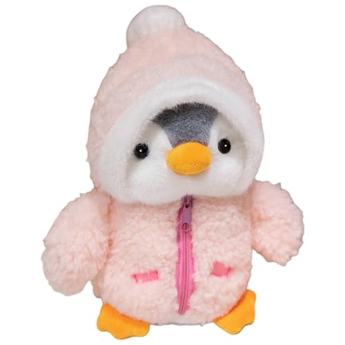 Peluche pingouin de 25 cm hypoallergénique pour remplacer les doudous rêches qui piquent