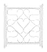 Camco Adjustable Screen Door Deluxe Grille - Protects RV Door Screen and Prevents Damage, Adjusts From 20" - 32", Installation Hardware Included- White (43997)