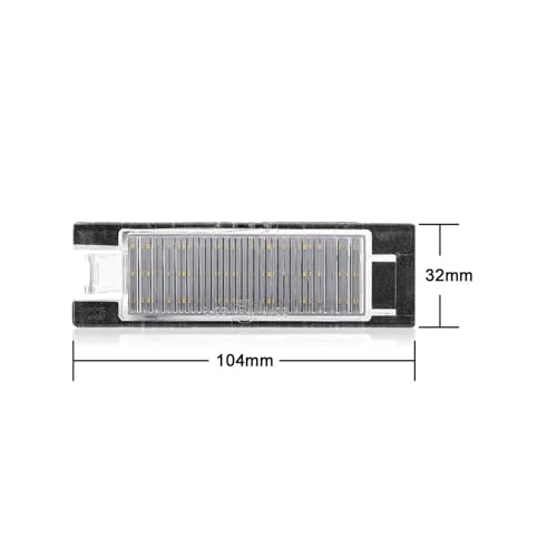 Luz LED de matrícula para solucionar fallos de iluminación trasera 4