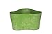 Produktbild Ivyline Artstone Pflanzgefäß Pflanzkübel dreieck Claire, frostbeständig und leichtgewichtig, Limegrün, 26x14cm, Durchmesser 26cm x Höhe 14cm