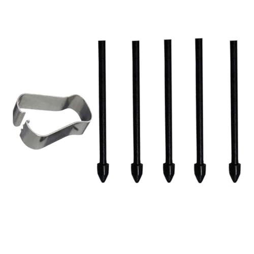  5 pezzi toccare la punta del pennino con penna con pinzette per rimozione per Samsun g Galaxy S24 Ultra S23 Ultra Tab S9 Tab S8 (Nero)