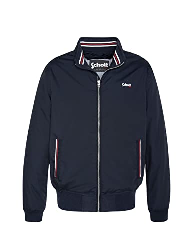 Blouson homme Schott Ref 60122 Marine - Bleu - M