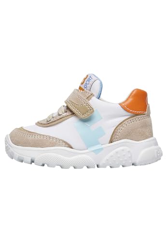 Baskets en Cuir et Tissu Falcotto Ant VL Blanc pour Éviter les Chutes