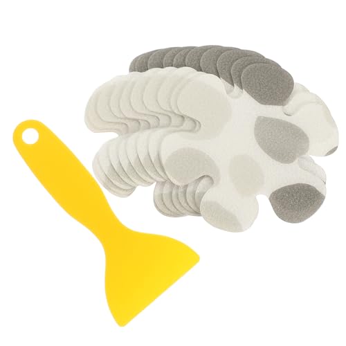 VOSAREA 1Set Flower Non Slip Stickers for Bathtub Slip Shower Decals Decorative Adhesive Stickers and Stylish Design for Bathroom Safety