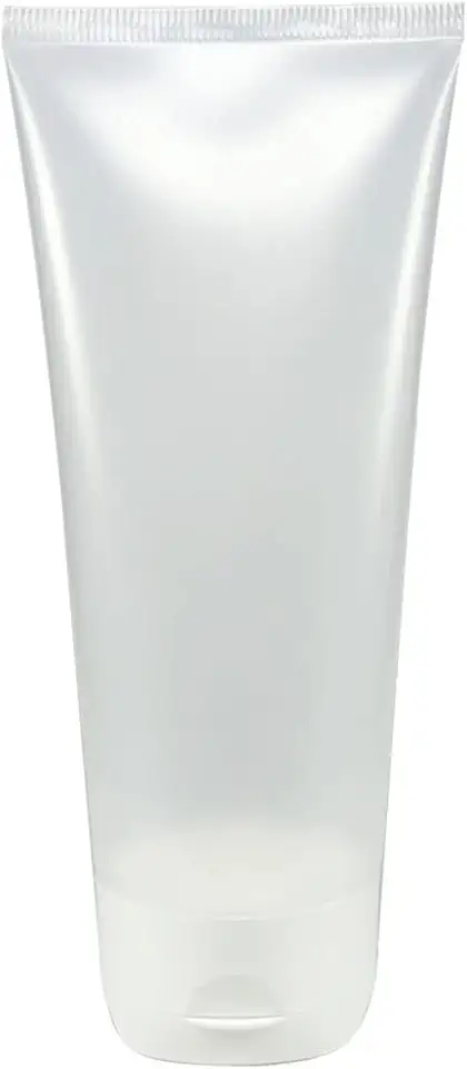 BISNAGA PLÁSTICA TRANSPARENTE 150ML C/TAMPA FLIP TOP (20 PEÇAS) (Branco)