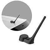 Navitec24 Auto Antenne mit 17cm Antennenstab + Antennensockel FM + GPS - DIN Stecker und SMA Stecker Gummiantenne für Radio und NAVI mit starker Empfangskraft