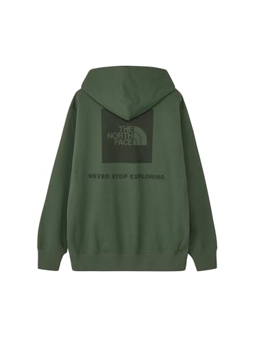 [ザ・ノース・フェイス] パーカー スウェット Back Square Logo Hoodie アルパイン Mの商品画像（Amazon）