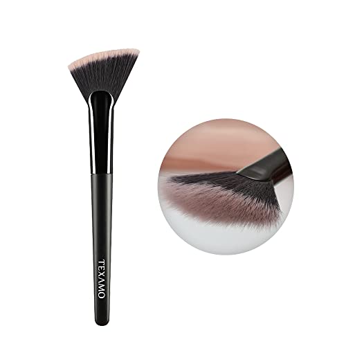 Texamo Makeup Brushes Face Brush Soft Facial Foundation Brush Professional Blush Bronzer Cheekbones Brush… #TOP4