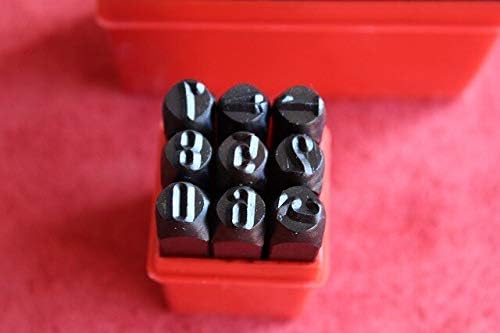 Alphabetical Handmade Leather Diy Tools A-z English Letter Digital Punching Symbol Stamped Punch Steel Leather Printing 8mm - Staming - - (Color: Letter and digital)