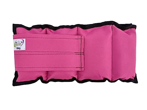 Tornozeleira/Caneleira Peso 6 Kg - Academia - Rosa.