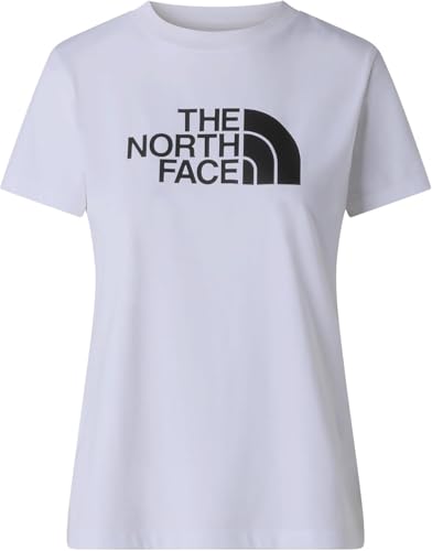 THE NORTH FACE - T-Shirt Slim Half Dome Evolution da Donna - Morbida, Traspirante in Poliocotone - Un Capo Essenziale per Ogni Giorno - vestibilità Slim-TNF White, XS