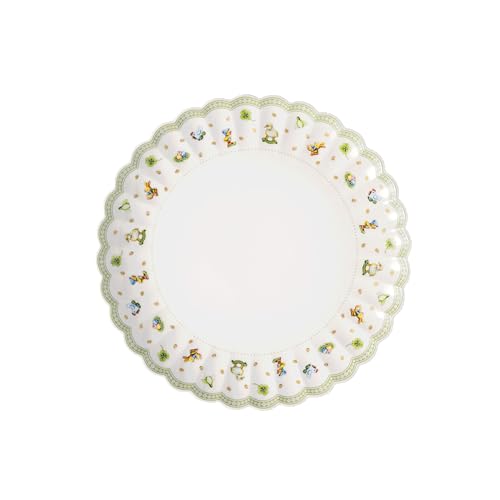 Villeroy & Boch - Easter Delight Speiseteller grün, Essgeschirr, Essteller, Großer Teller Ostern, Bunter Teller, Oster Geschirr, Premium Porzellan