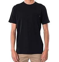 Rip Curl Men's Plain Pocket Tee, Black, Medium