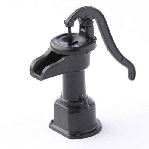 Miniature Old Fashioned Black Water Pump for Embellishing, Crafting and Creating