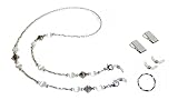 Face Mask Holder Stylish Eyeglass Women Girls Made in USA Safe Comfortable Decorative Lanyard Strap Necklace Jewelry Chain