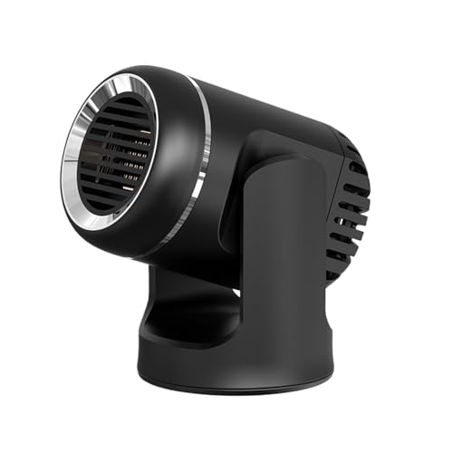車載ヒーター - 24V暖房ファン, フロントガラス用除霜器 | 車両、トラック、RV向け暖房器具で 室内外使用可能、デスク オフィステント浴室でも使えるポータブルヒーター