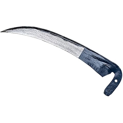 KADAX Gartensense aus Metall, Handsense, Sichel, Klappsense, Wildwuchssense, Sense, Gartensichel, Grassichel, Blattsichel, Handsichel, Kleinsichel (50 cm) Cover