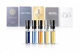 GHBB Men’s Cologne Sample Discovery Set – Top Designer High-End Luxury Fragrance Mini Vial Sampler | Random Assortment Travel Gift Pack for Husband, Dad, Boyfriend – Holiday & Party Gift (5 Pieces)