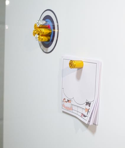 12 imanes decorativos de refrigerador en forma de bala miniatura 4