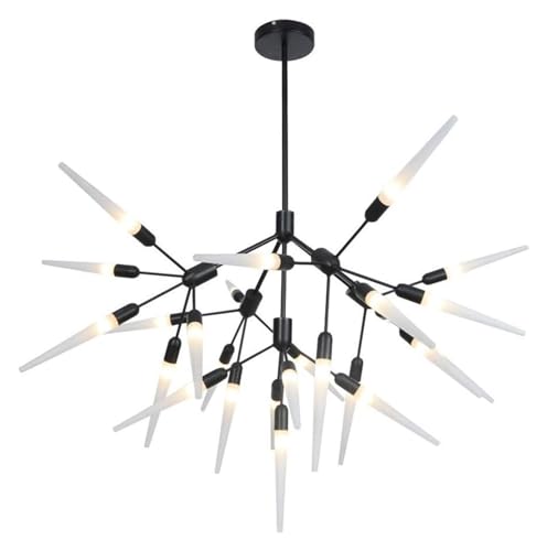 Lustre salon moderne en acrylique et plafonnier minimaliste lumière chaude