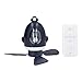 Lámpara de Ventilador de Techo, Mini Ventilador de Luz de Techo de bajo Ruido con Forma de Avión de Velocidad Múltiple Segura con Control Remoto para Dormitorio(Azul)