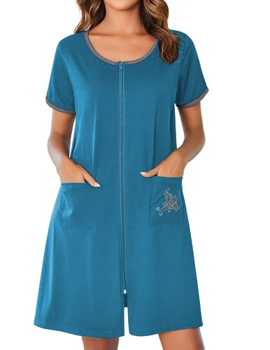 Chemises de nuit longues pour femme en vêtement de détente S-4XL