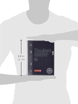 Brunnen 1067152 Notebook/Notepad Student Premium Set Treated Cover with Metallic Effect A5 Squared 90 g/m2 80 Pages