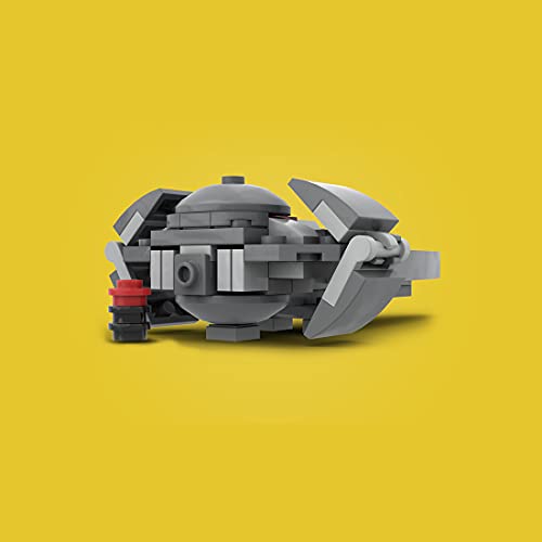 Morton3654Mam Micro Nubian Royal Starship Sith Infiltrator Raumschiff Modell MOC-65797, 393 Teile Raumschiff Bausteine… – Bild 8
