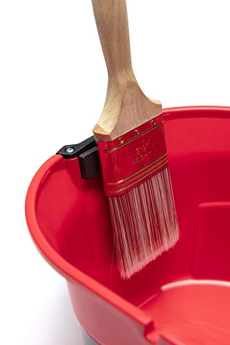 Handy Paint Pro Pail, Holds 1/2 Gallon Of Paint Or Stain, Accommodates Up To A 6 1/2 Inch Mini-Roller And 3 Inch Brush #TOP3