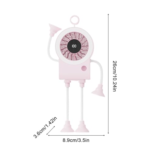 Ventilador personal portátil de alta velocidad manos libres de 5 modos 6