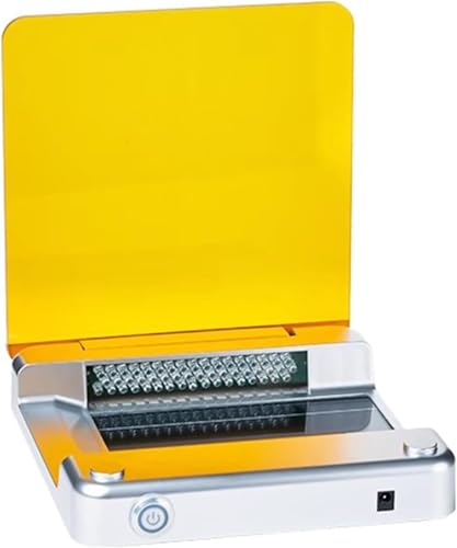 Cortador de gel de luz azul, transiluminador LED azul con filtro ámbar, intensidad de luz ajustable, utilizado para visualización de electroforesis en gel.