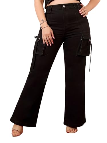 Image of Miss Chase A+ Women's Bootcut High Rise Regular-Length Stretchable Denim Shaping Jeans