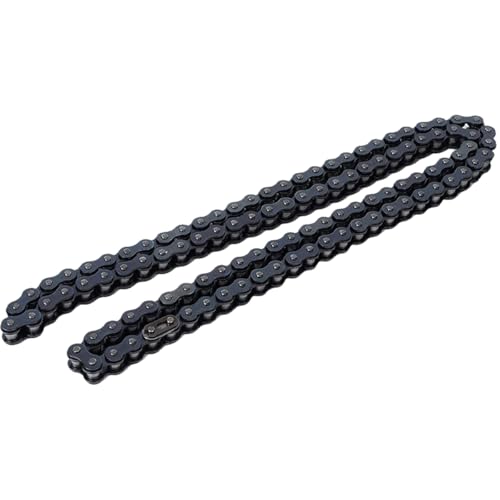 Orivin 428 Kette 108 links, Ersatz für 50 cc, 110 cc, 125 cc, 250 cc, ATV, Quad, Pit, Dirt Bike, Go Kart, Metall-Motorradkette, schwarz, 0,786 g