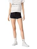 Champion Damen Legacy American Classics Soft Cotton 1x1 Rib Small C-Logo Badehose, Nero, S