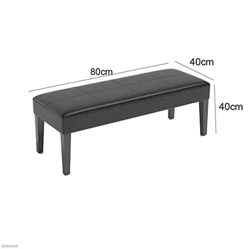 Taburete de cama nórdico gzz y banco de dormitorio en color A03 de 80cm de longitud 4