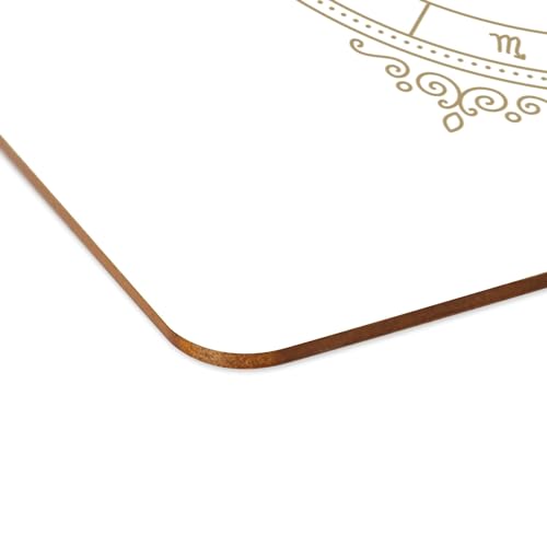 Set de table liège blanc lot de 4 grands napperons 39,5x28,5 cm