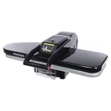 Fyssnn Pressa a vapore intelligente da 1600 W con touch screen e 5 modalità (nylon, seta, lana, cotone, lino), piastra a vapore per camicie, pantaloni, biancheria da letto e trasferimento fai da te