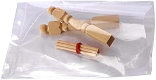 4 x 7 in. 15 Mil Flat Poly Bags, Clear