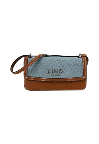 Sac à bandoulière Liu Jo S Crossbody East West Mini bleu poussière pour femme élégante