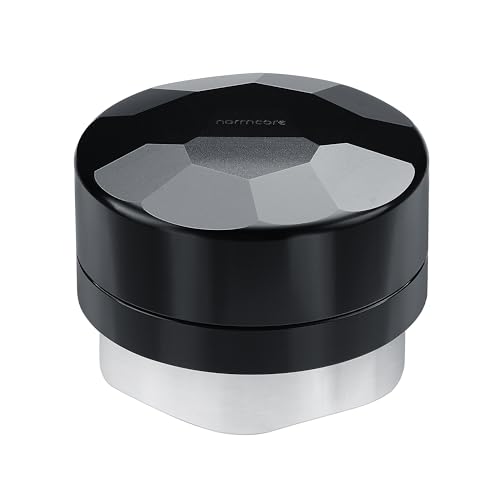 Normcore Distribuidor De Café Por Gravedad De 58,5 Mm, Nivelador De Café Con Parte Superior De Corte De Cristal Con Base Autonivelante Para Portafiltros De 58 Mm, Nivelador Distribuidor De Café