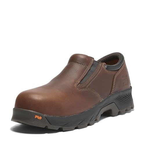 Timberland PRO Titan Ev - Zapatos de trabajo para hombre con puntera de seguridad compuesta, estilo industrial e informal, Trailblazer de teca, 46 EU