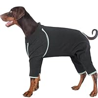 Hjyokuso Overall voor Honden Na Operatie - Katoen, Anti-Lik