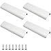 YunBey Tiradores Ocultos para Puerta de Cocina 4 Piezas Tiradores de Cajón Oculto Usado para Cocina, Puerta, Cajón, Armario