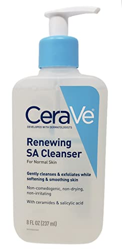 Cerave Sa Skincare Bundle - Contains Sa Body Wash For Rough And Bumpy Skin (10 Fl Oz) And Renewing Sa Cleanser (8 Fl Oz) - Skin Smoothing Formula With Salicylic Acid #TOP1