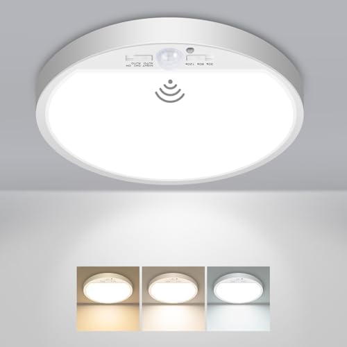slochi Motion Sensor Light Indoor Hardwired PIR, 3000K/4000K/6500...